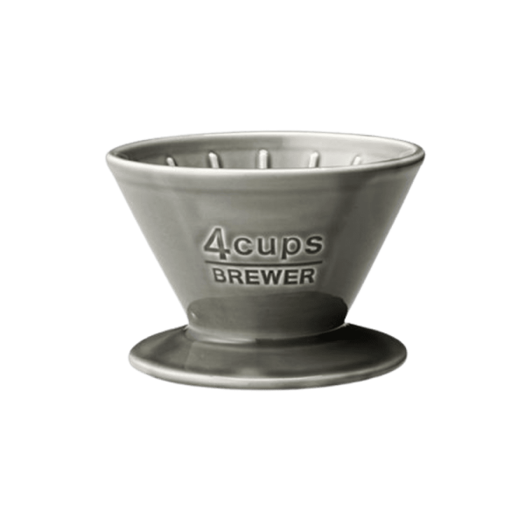 Kinto Slow Coffee Style Dripper ceramiczny szary 4 cup | CoffeeLove
