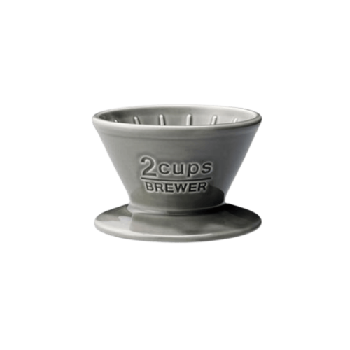 Kinto Slow Coffee Style Dripper ceramiczny szary 2 cup | CoffeeLove