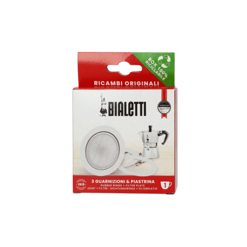 Bialetti uszczelki i sitko do kawiarek aluminiowych 1TZ | CoffeeLove
