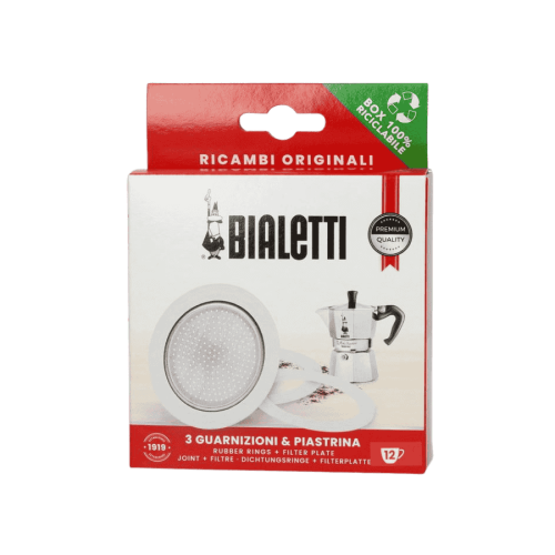 Bialetti uszczelki i sitko do kawiarek aluminiowych 12TZ | CoffeeLove