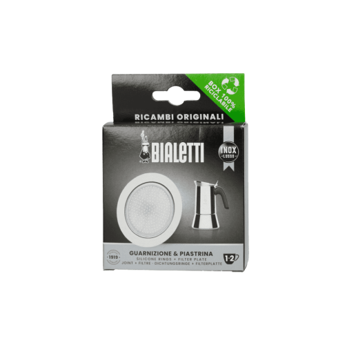 Bialetti uszczelka i sitko do kawiarek stalowych 1-2TZ | CoffeeLove