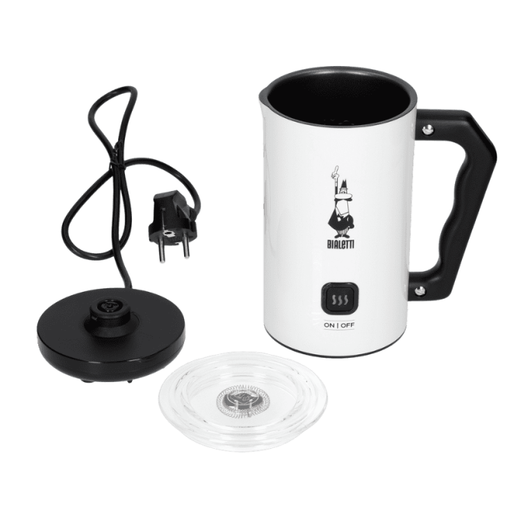 Bialetti Milk Frother MKF02 elektryczny spieniacz do mleka biały | CoffeeLove