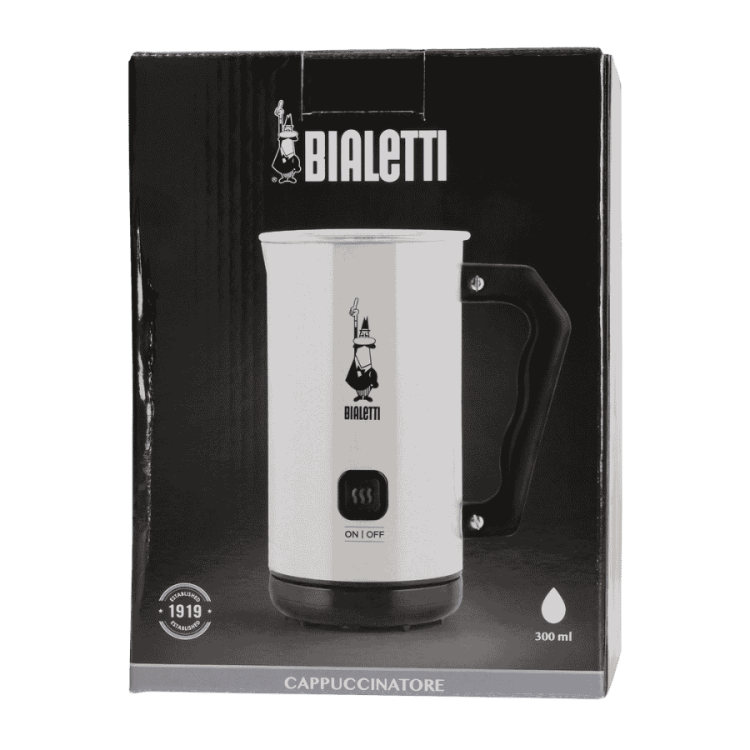 Bialetti Milk Frother MKF02 elektryczny spieniacz do mleka biały | CoffeeLove