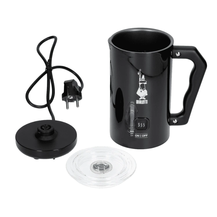 Bialetti Milk Frother MKF02 elektryczny spieniacz do mleka czarny | CoffeeLove