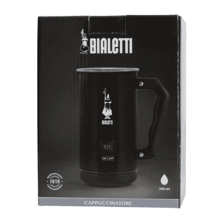 Bialetti Milk Frother MKF02 elektryczny spieniacz do mleka czarny | CoffeeLove