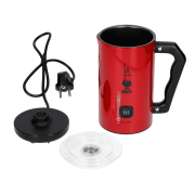 Bialetti Milk Frother MKF02 elektryczny spieniacz do mleka czerwony | CoffeeLove