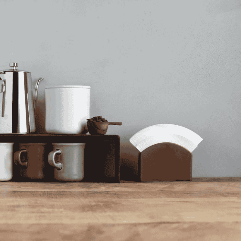 Kinto Stojak na filtry papierowe brązowy | CoffeeLove