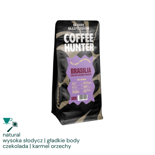 Coffee Hunter Brasilia Santos 250g | CoffeeLove
