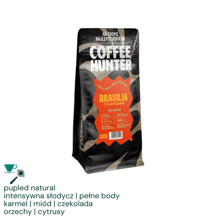 Coffee Hunter Brasilia Yellow Bourbon 250g | CoffeeLove