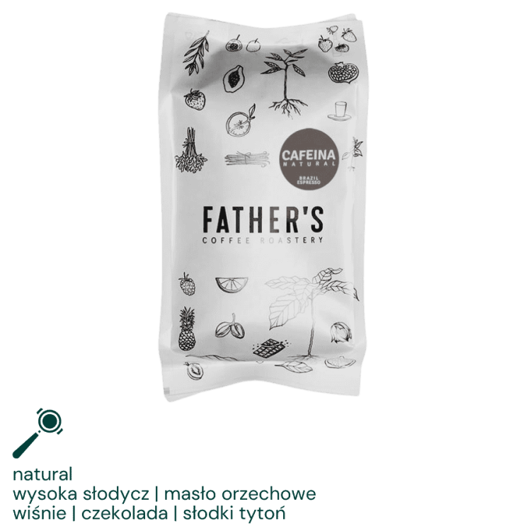 Fathers Coffee Brazil Cafeina espresso 1kg | CoffeeLove
