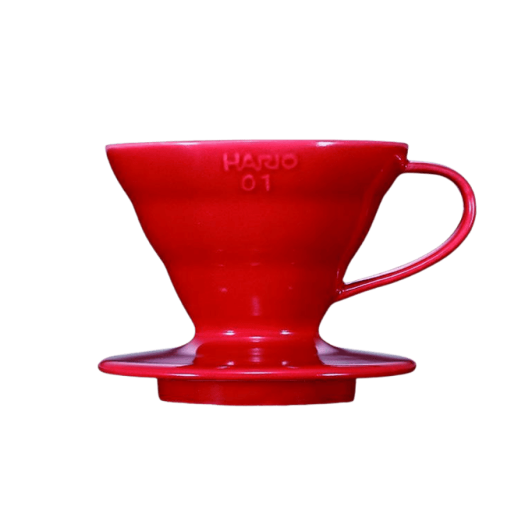Hario dripper V60-01 ceramiczny czerwony | CoffeeLove