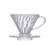 Hario dripper plastikowy clear V60-01 | CoffeeLove