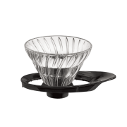 Hario dripper szklany czarny V60-01 | CoffeeLove