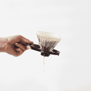 Hario dripper szklany czarny V60-01 | CoffeeLove