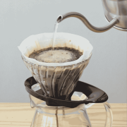 Hario dripper szklany czarny V60-01 | CoffeeLove
