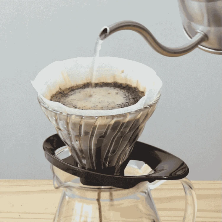 Hario dripper szklany czarny V60-01 | CoffeeLove