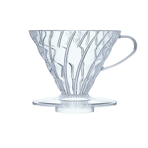 Hario dripper plastikowy clear V60-02 | CoffeeLove