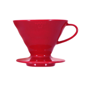 Hario dripper V60-02 ceramiczny czerwony | CoffeeLove