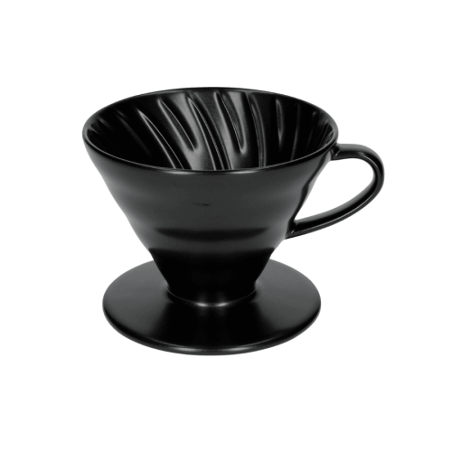 Hario V60-02 dripper ceramiczny czarny matowy | CoffeeLove