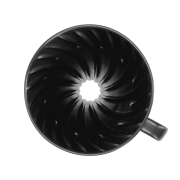 Hario V60-02 dripper ceramiczny czarny matowy | CoffeeLove