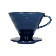 Hario V60-02 dripper ceramiczny indigo | CoffeeLove