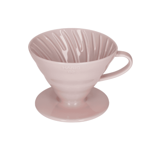 Hario V60-02 dripper ceramiczny różowy | CoffeeLove