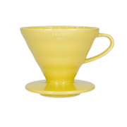 Hario V60-02 dripper ceramiczny żółty | CoffeeLove