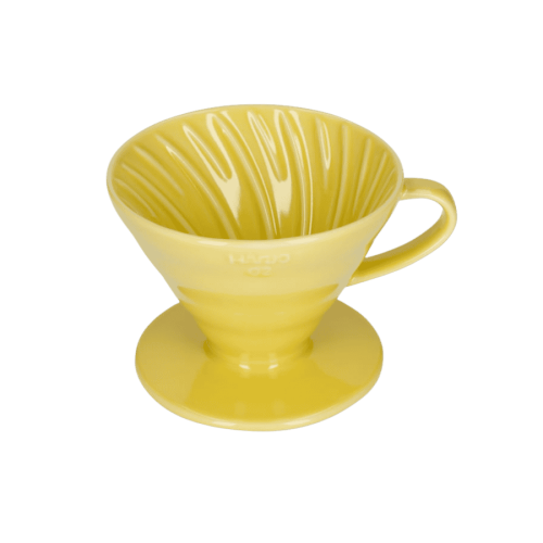 Hario V60-02 dripper ceramiczny żółty | CoffeeLove