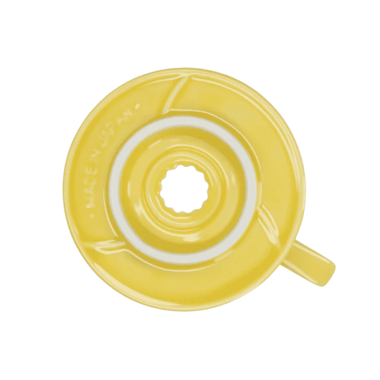 Hario V60-02 dripper ceramiczny żółty | CoffeeLove