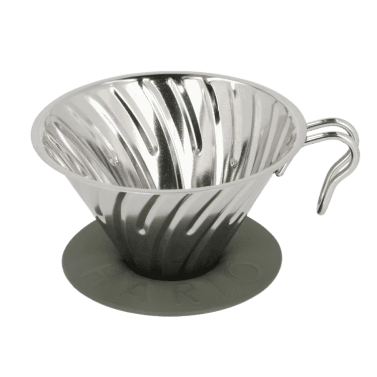Hario V60-02 Outdoor dripper stalowy | CoffeeLove