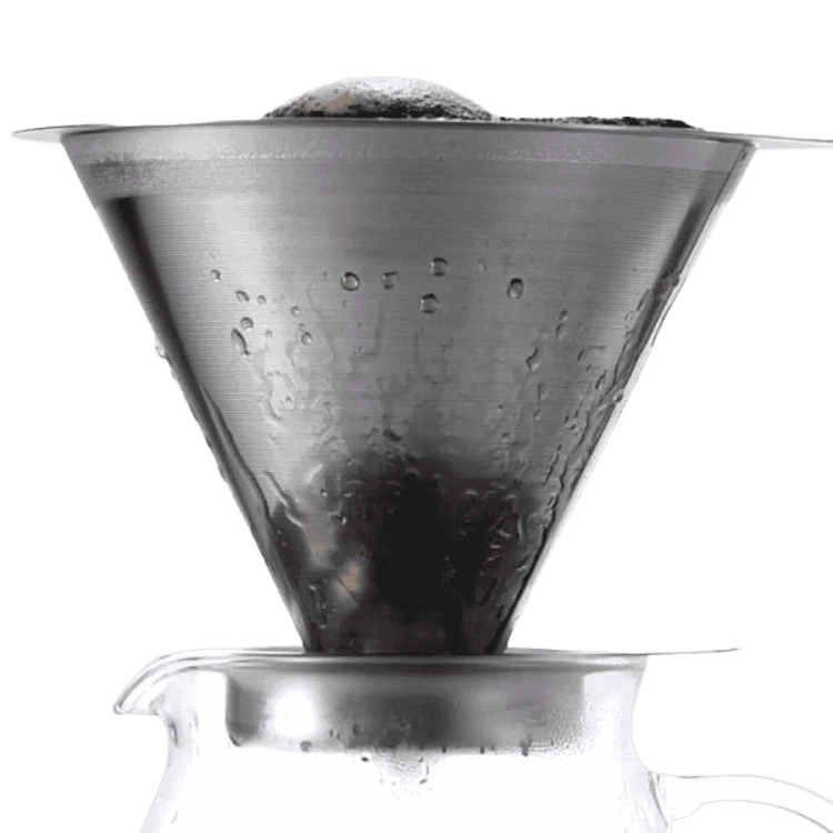 Hario Double Mesh Metal dripper V60-02 | CoffeeLove