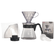 Hario Craft Zestaw V60-02 Dripper + Serwer + Filtry | CoffeeLove