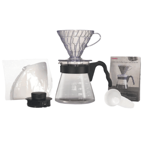Hario Craft Zestaw V60-02 Dripper + Serwer + Filtry | CoffeeLove
