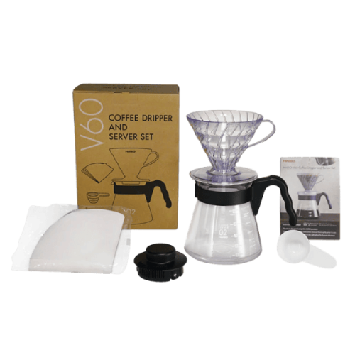 Hario Craft Zestaw V60-02 Dripper + Serwer + Filtry | CoffeeLove