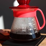 V60 Dripper Server Set Desert Red | CoffeeLove