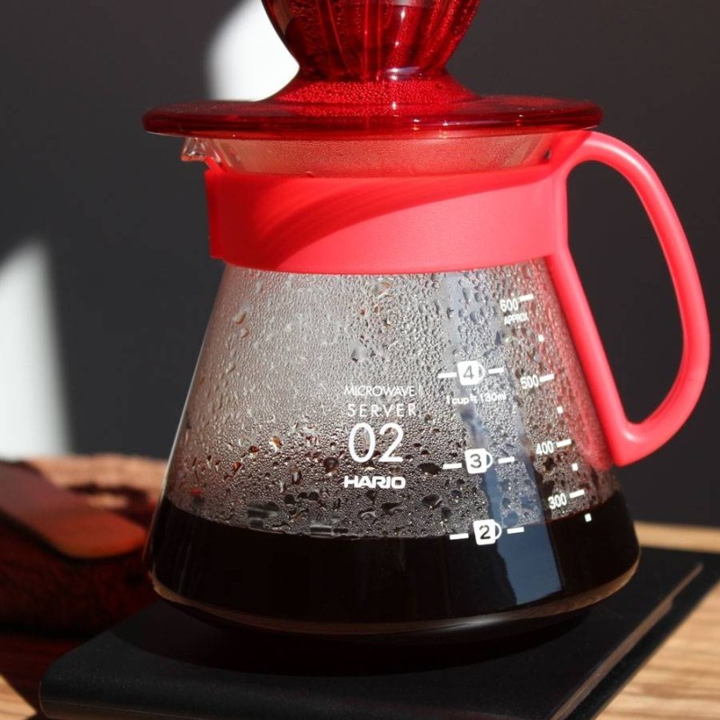 V60 Dripper Server Set Desert Red | CoffeeLove