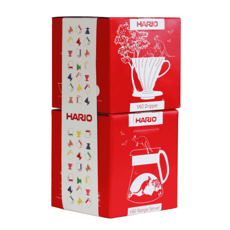 V60 Dripper Server Set Desert Red | CoffeeLove