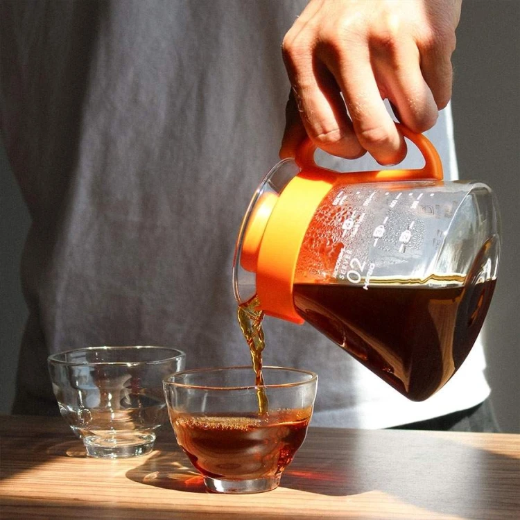 Hario V60 Dripper & Server Set 02 Kai Orange | CoffeeLove