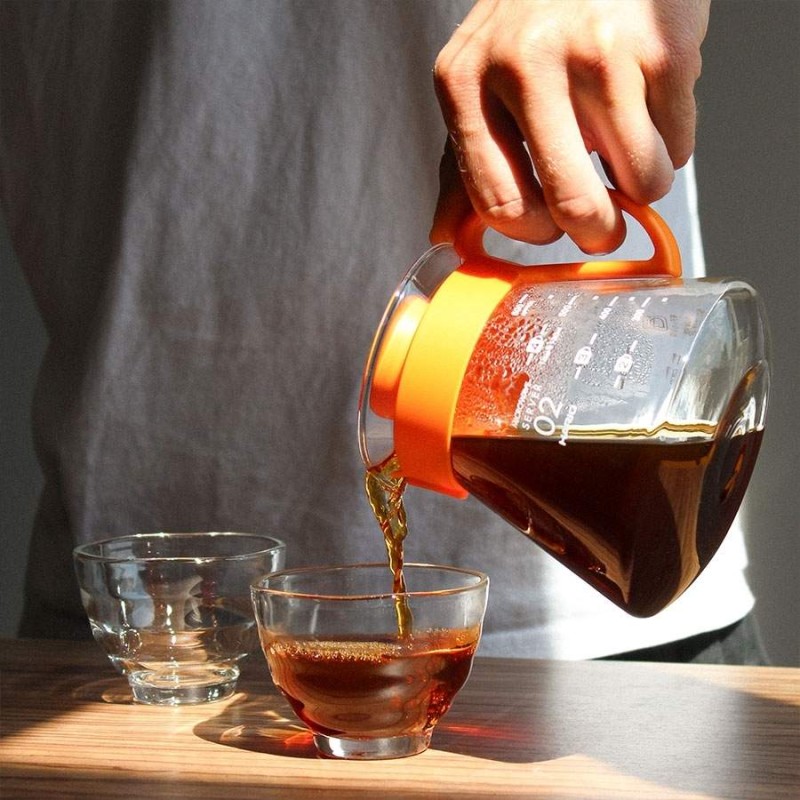 Hario V60 Dripper & Server Set 02 Kai Orange | CoffeeLove