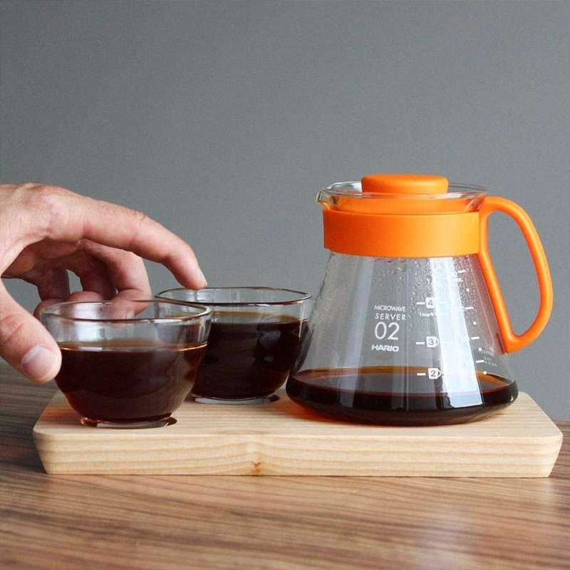 Hario V60 Dripper & Server Set 02 Kai Orange | CoffeeLove
