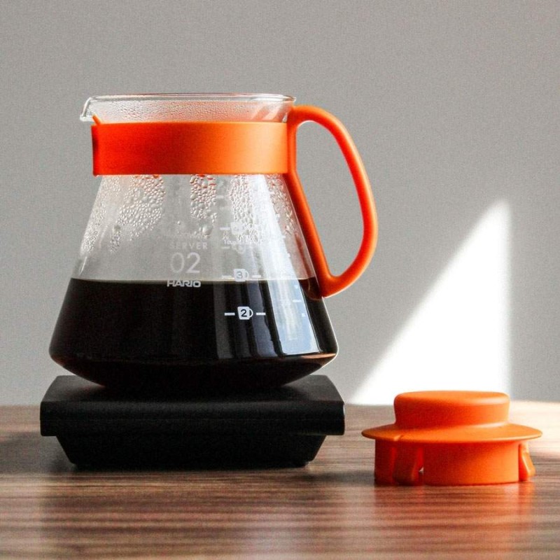 Hario V60 Dripper & Server Set 02 Kai Orange | CoffeeLove
