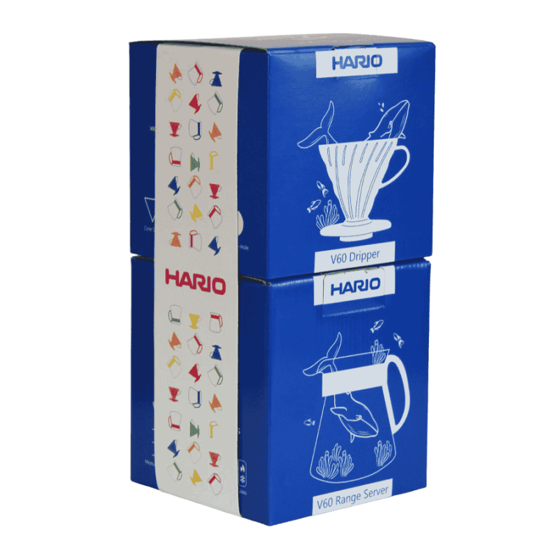Hario V60 Dripper Server Set 02 Ocean Blue | CoffeeLove
