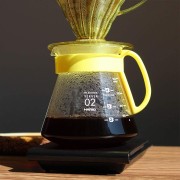 Hario V60 Dripper Server Set 02 Sunflower Yellow | CoffeeLove