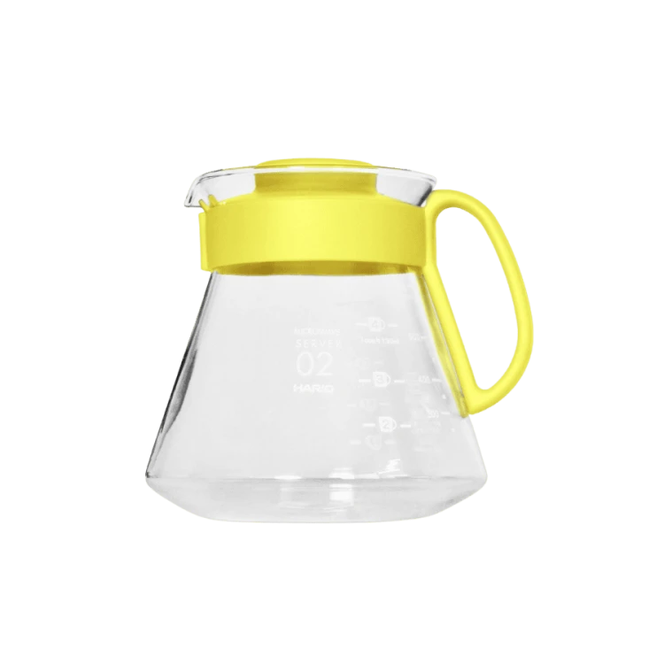 Hario V60 Dripper Server Set 02 Sunflower Yellow | CoffeeLove