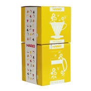 Hario V60 Dripper Server Set 02 Sunflower Yellow | CoffeeLove