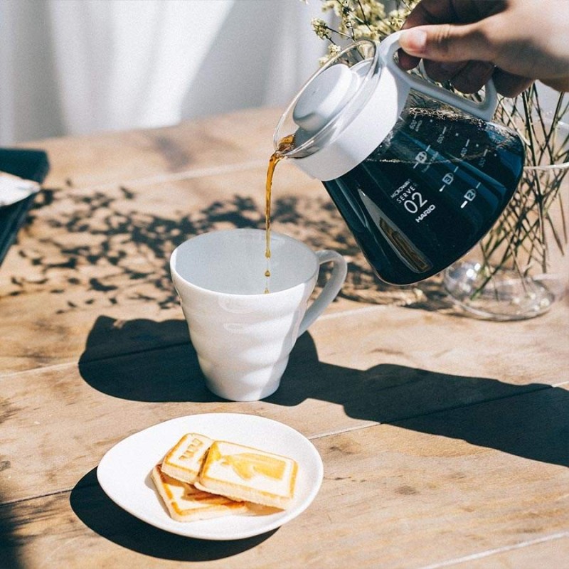 Hario V60 Ceramic Dripper Set 02 - White | CoffeeLove