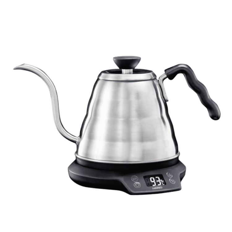 Hario V60 Buono Power Kettle 800 ml - elektryczny czajnik gooseneck z kontrolą temperatury | CoffeeLove