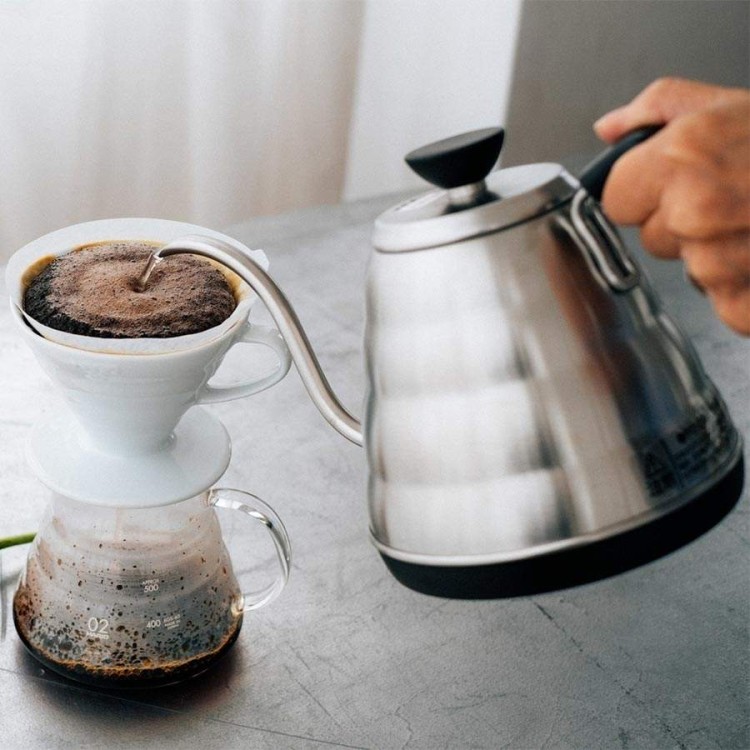 Hario V60 Buono Power Kettle 800 ml - elektryczny czajnik gooseneck z kontrolą temperatury | CoffeeLove
