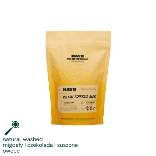 HAYB Yellow Espresso Blend 250g | CoffeeLove
