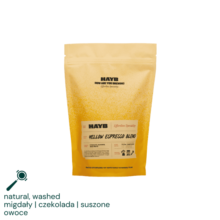 HAYB Yellow Espresso Blend 250g | CoffeeLove